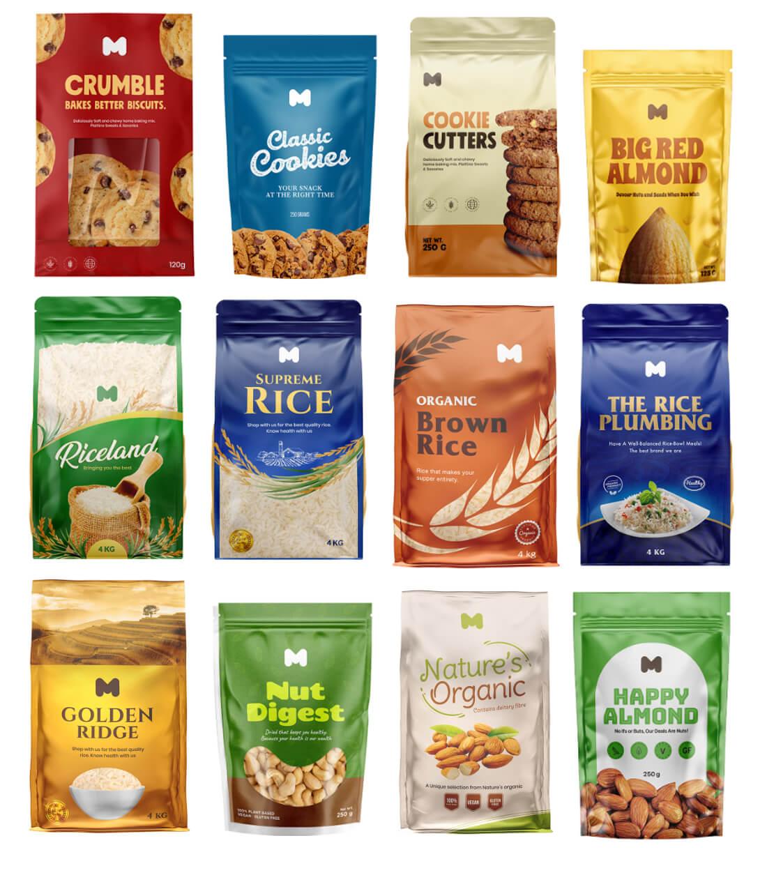 Custom printed snack bags best sale